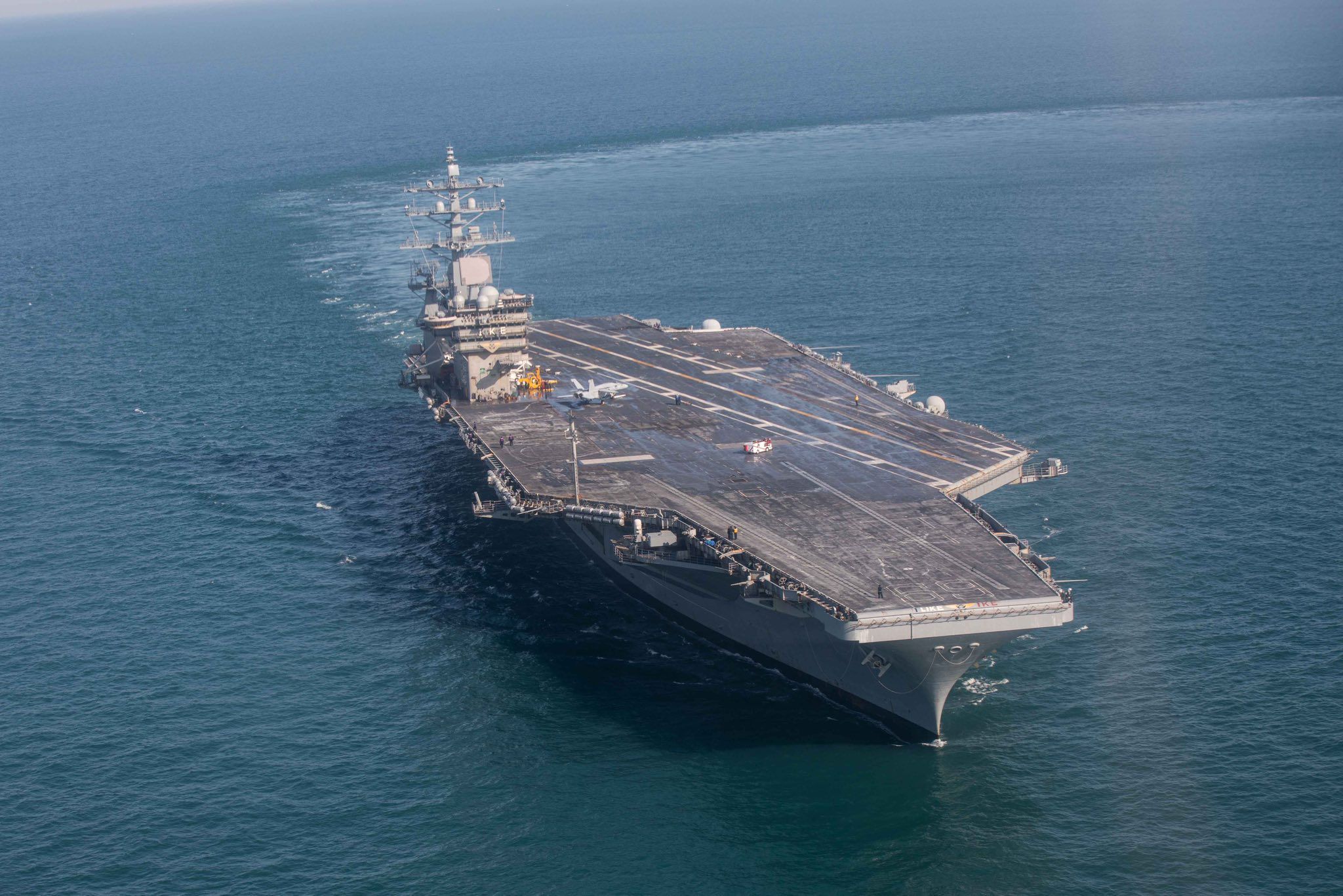 A U.S. Naval Aircraft Carrier